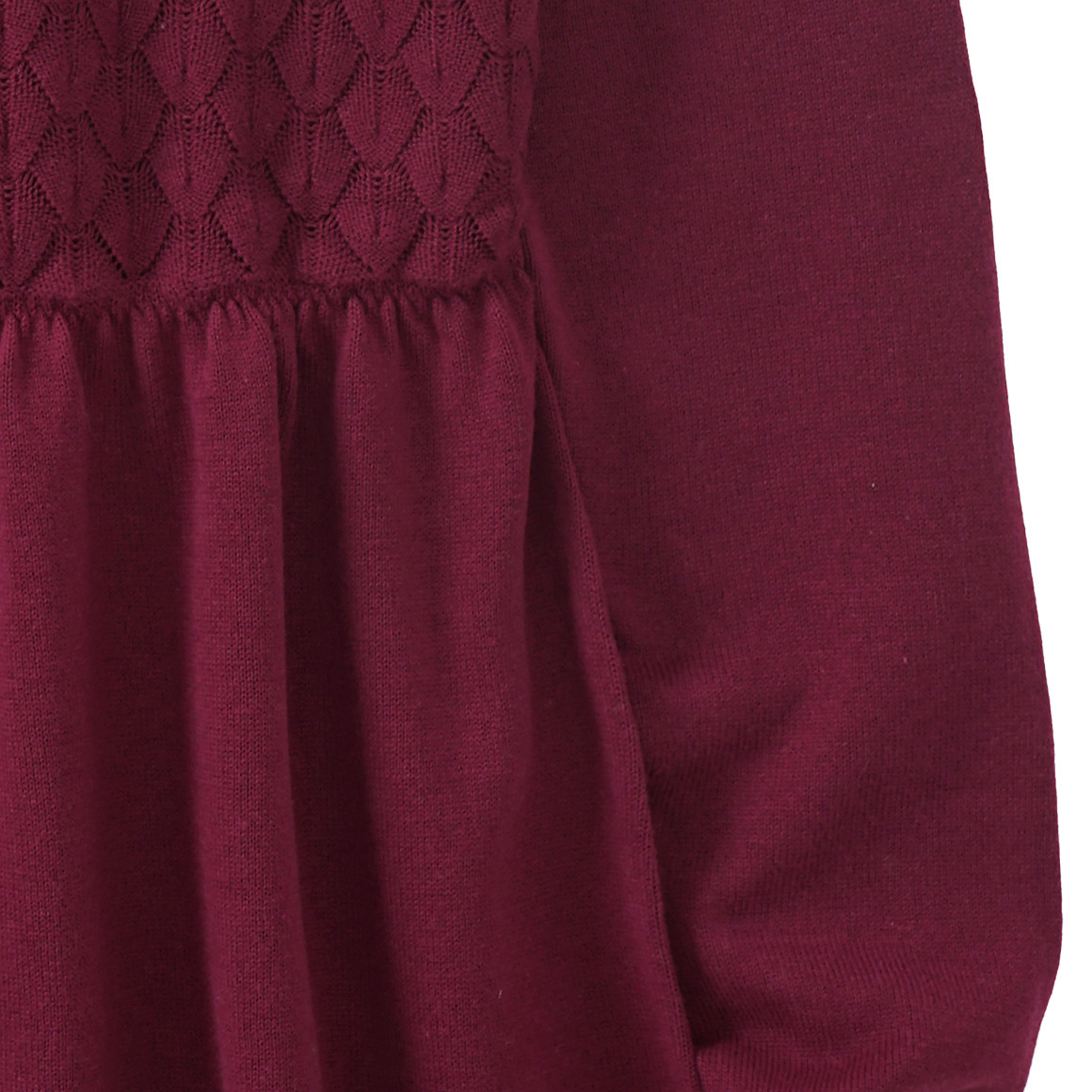 Mädchen Strickkleid mit Struktur