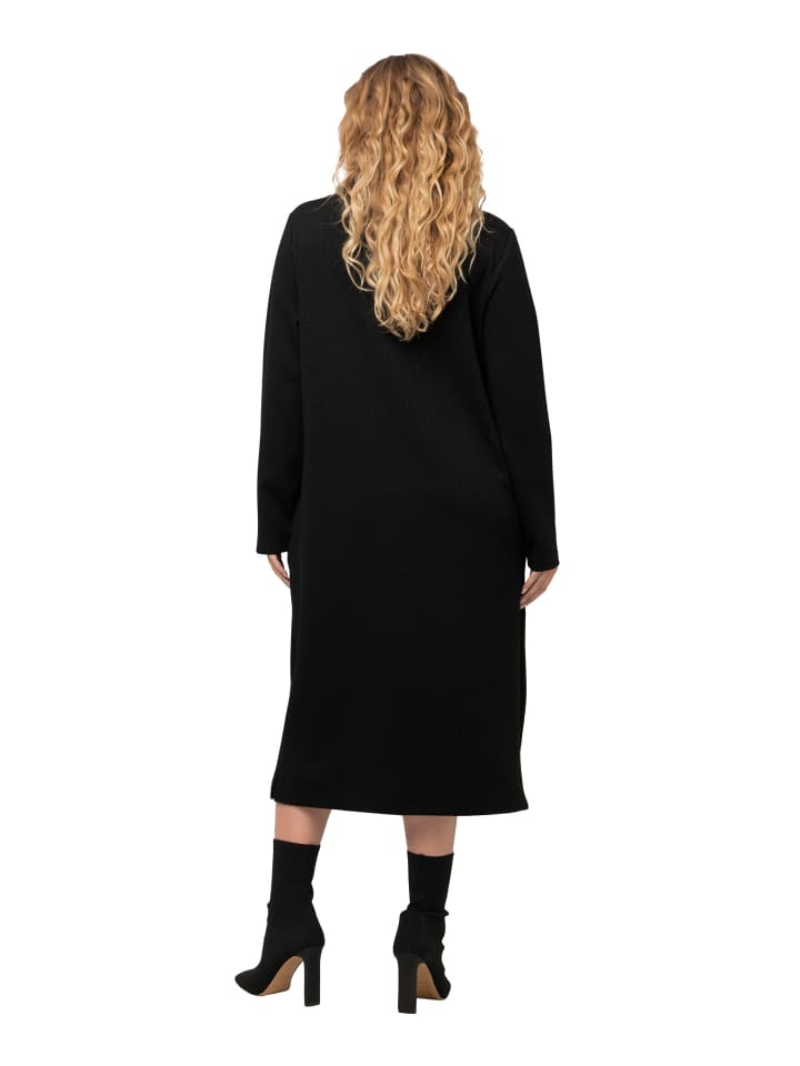 Ulla Popken Midikleid in schwarz günstig kaufen