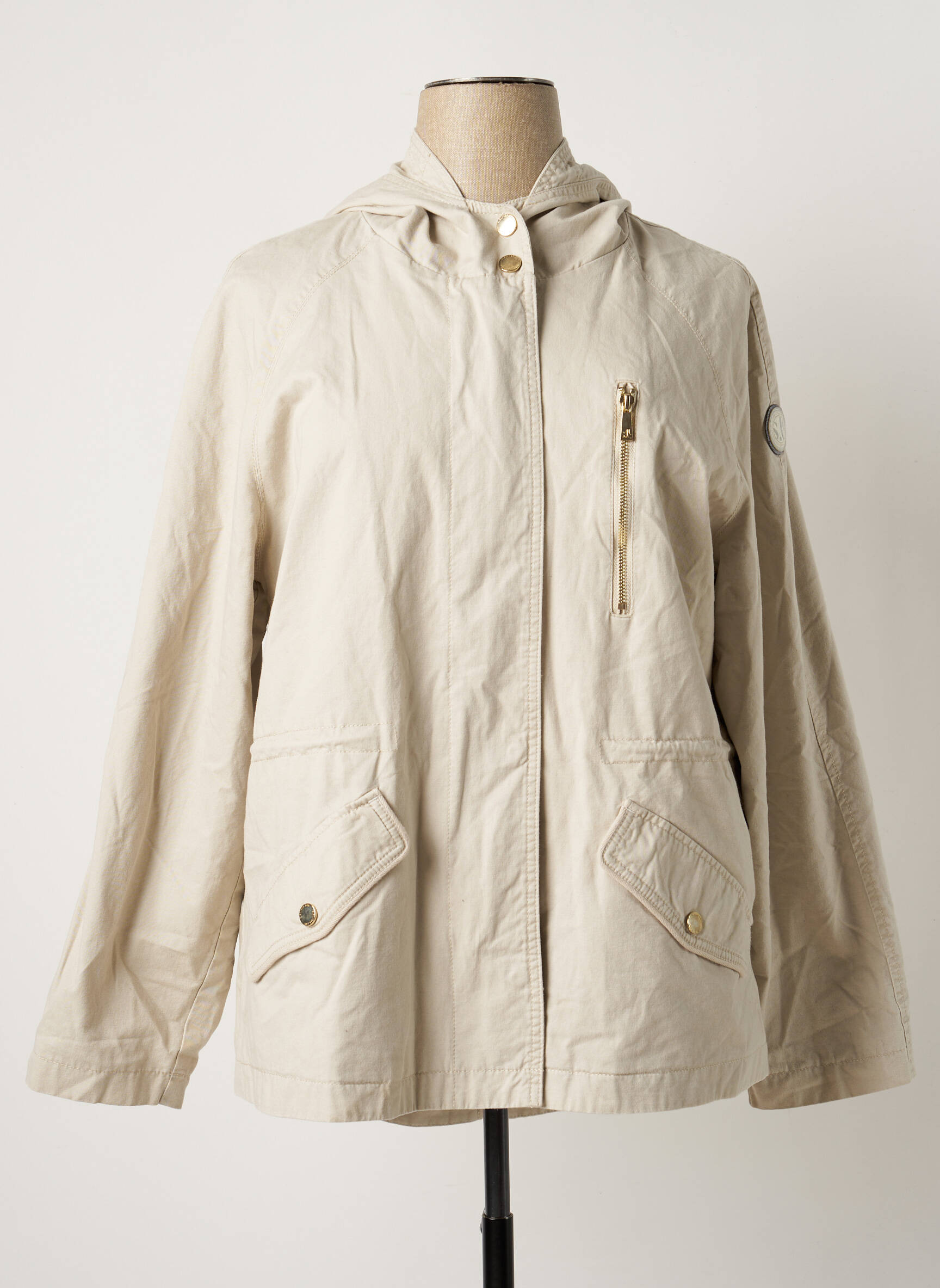 S Oliver Parkas Femme couleur beige
