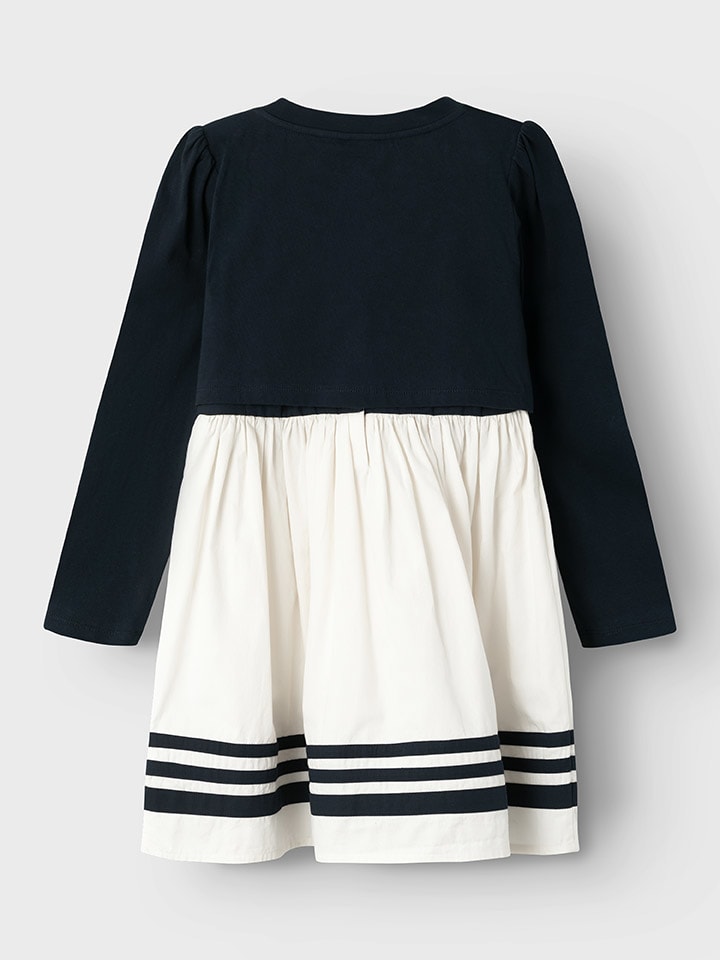 name it 2tlg. Outfit in Dunkelblau/ Weiß günstig kaufen
