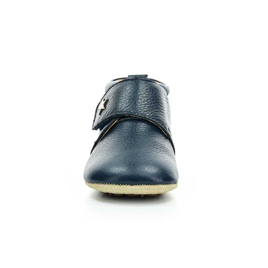 Bisgaard Baby Star Navy Barfußschuhe