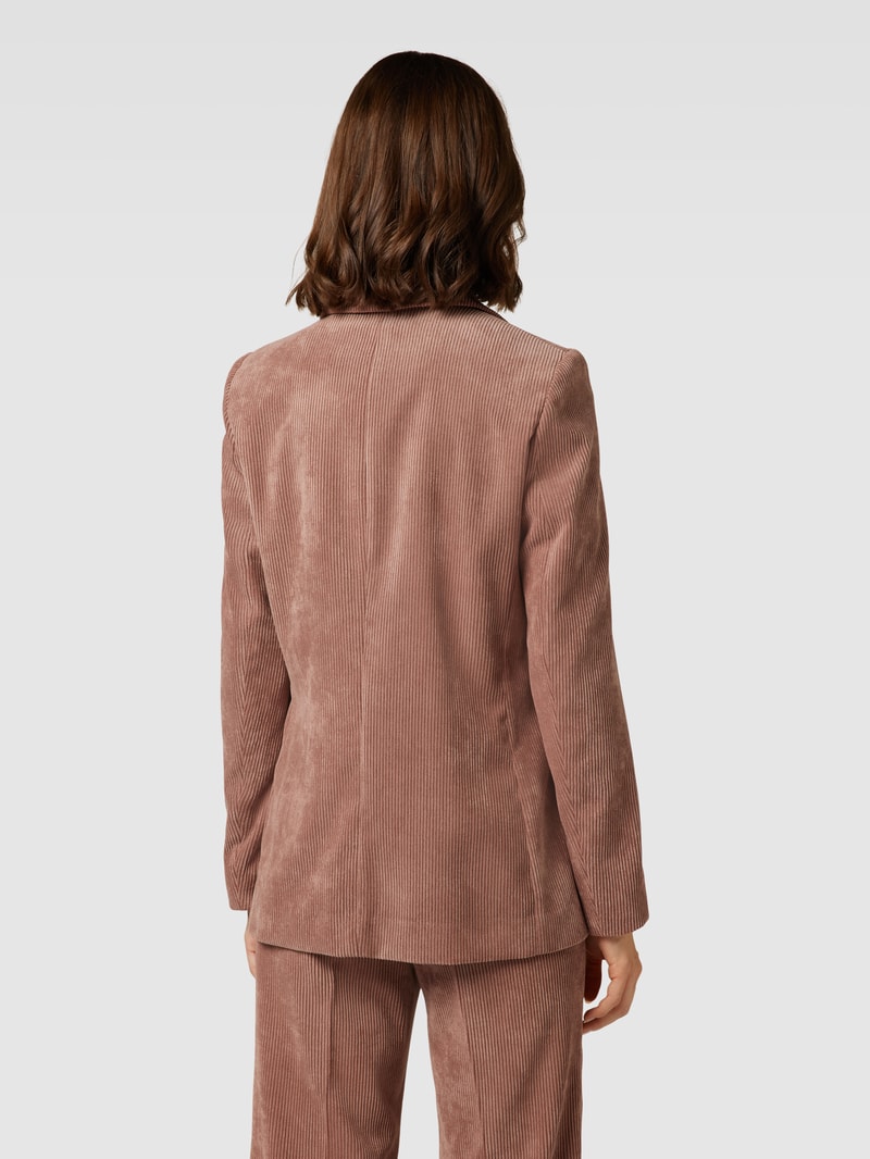 Blazer aus Cord in altrosa