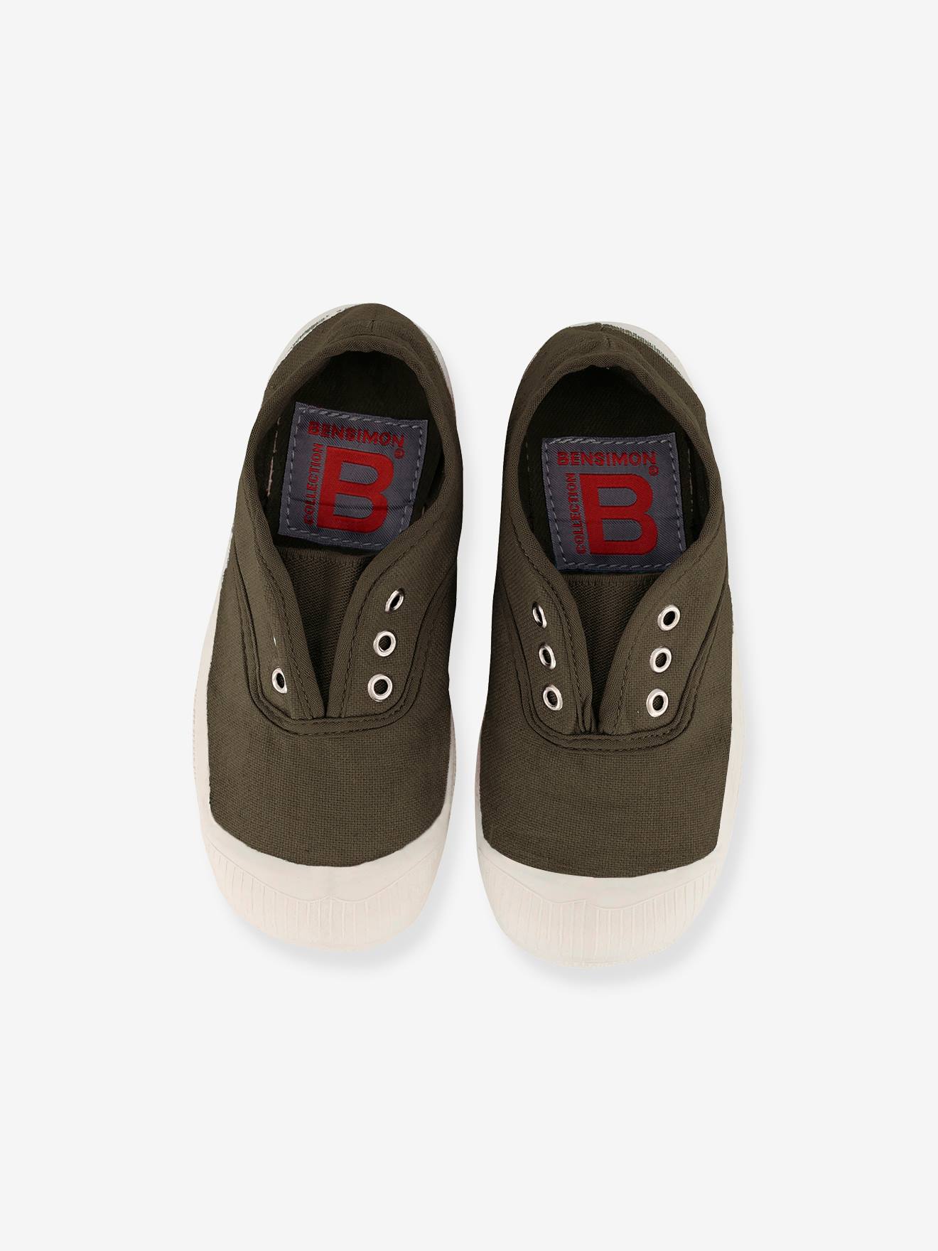 Tennis coton enfant Elly BENSIMON® kaki