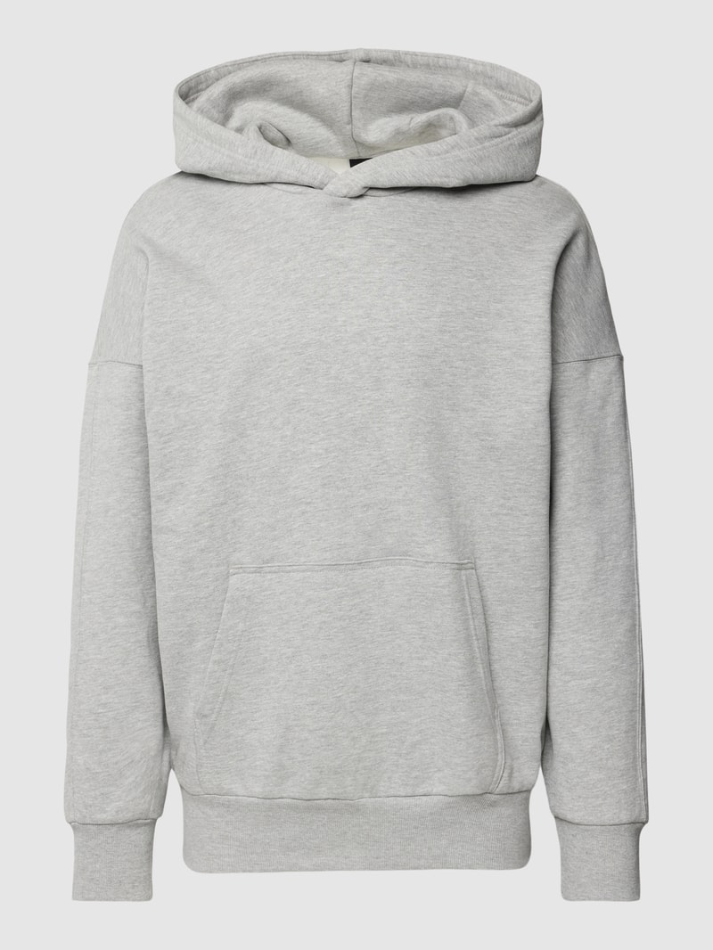 Oversized Hoodie mit Känguru-Tasche Modell 'DAN' in mittelgrau
