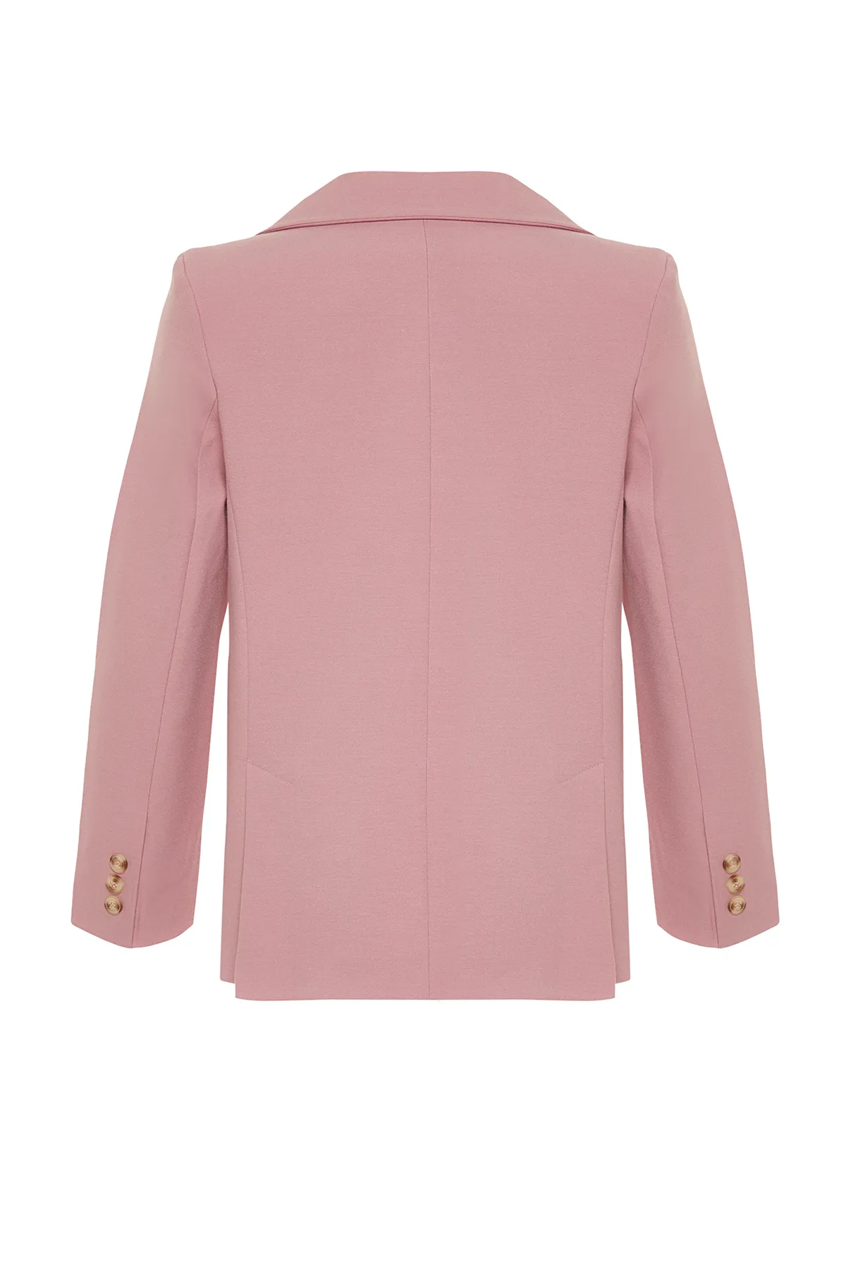 Trendyol Collection  Rosafarbener, regelmäßig gefütterter, gewebter Blazer TWOAW23BC00132