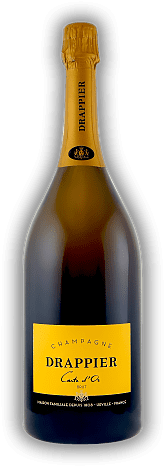 Drappier Carte d'Or  Brut 1,5 Liter Drappier Carte d'Or  Brut 1,5 Liter Champagner Drappier Carte d´Or Brut ist bei aller Frische eine sehr reiche Cuvée. 1,5	 Liter - Vol 12%
