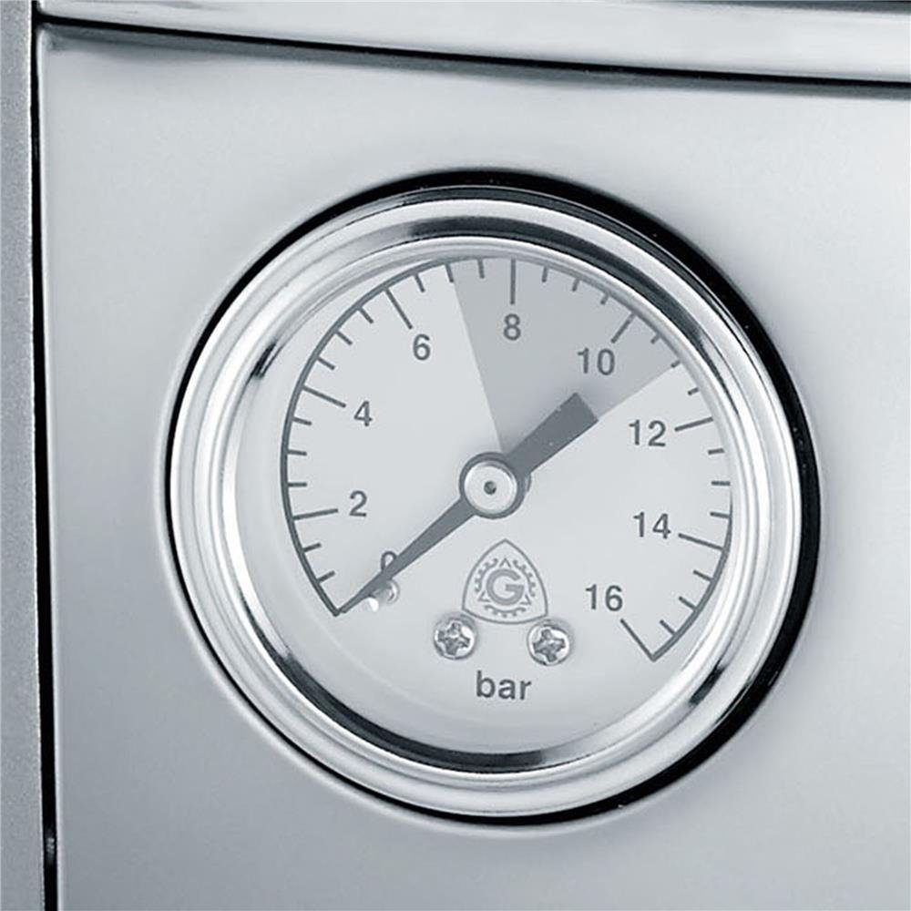 Graef Espressomaschine ES850EU Marchesa, Barista Style, Kaffeemaschine, Edelstahl, Siebträger, silber