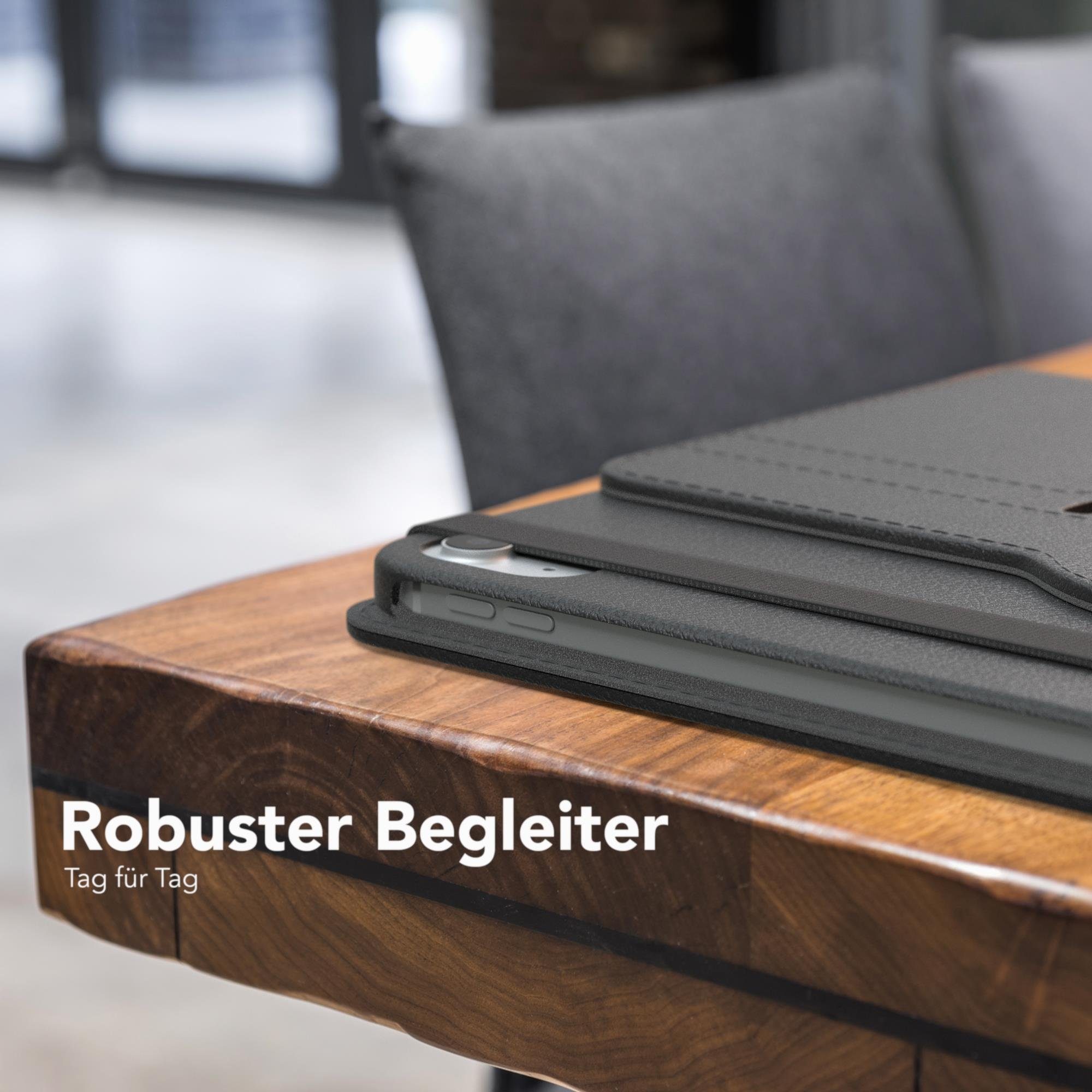 EAZY CASE Tablet-Hülle Rotation Case für Apple iPad 10. Gen. (2022) 10,9 Zoll, Hülle 360° drehbar mit Standfunktion Etui Anti-Kratz Tasche Schwarz