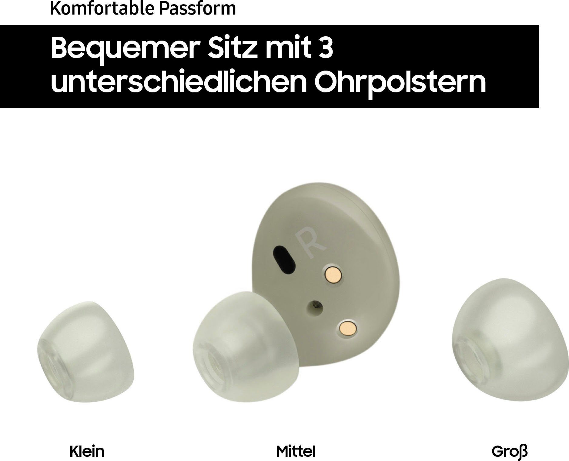 Samsung Galaxy Buds2 In-Ear-Kopfhörer (Active Noise Cancelling (ANC), Bluetooth)
