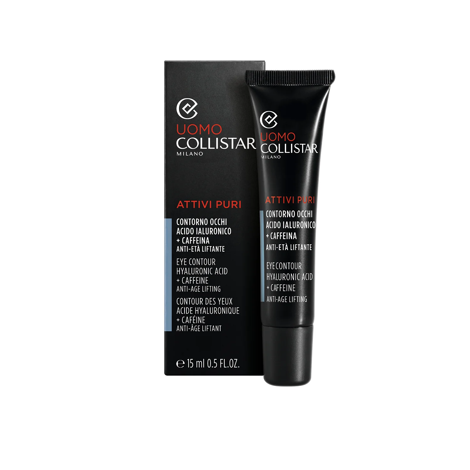 Man Pure Actives Eye Contour Υαλουρονικό Οξύ + Καφεΐνη Αντιγηραντική Κρέμα Lifting - Αντιρυτιδική Κρέμα Ματιών