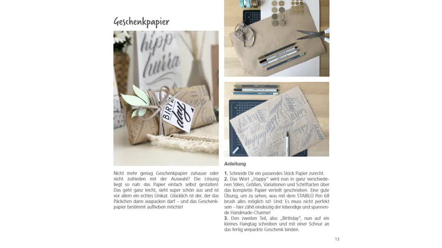 STABILO® Kreativbuch von Hannah Rabenstein  - Inspirierende Idee für Deine schönsten Momente