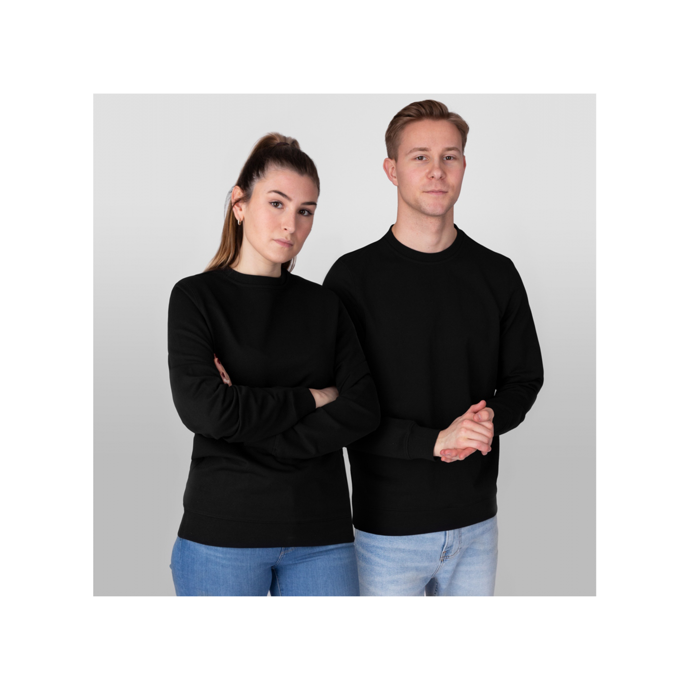 Jako Doubletex Sweatshirt Schwarz F800