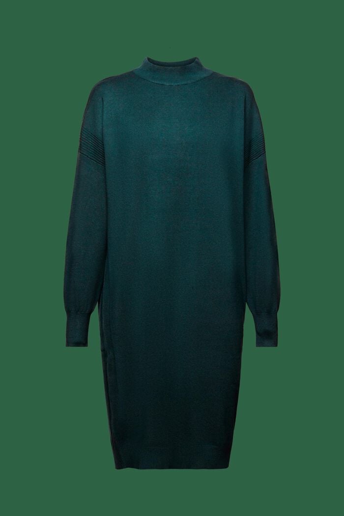 Strickkleid mit Stehkragen
