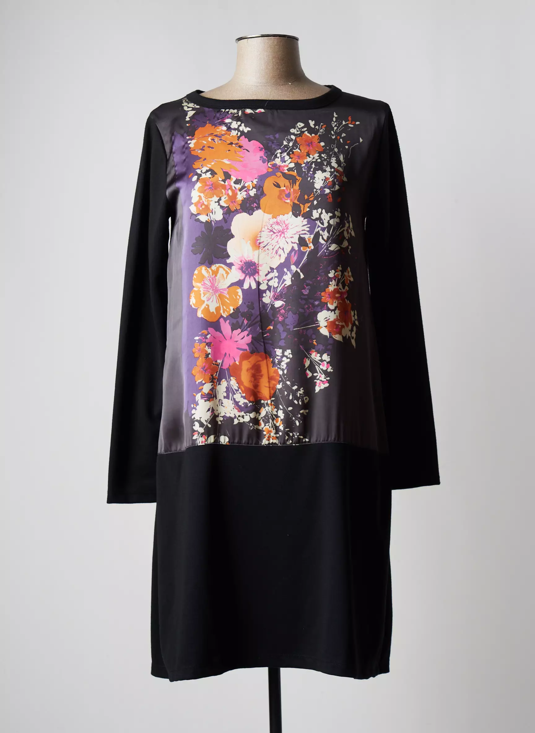 Msn Robes Mi Longues Femme couleur noir
