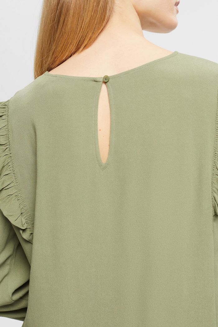 Bluse mit Rüschendetail