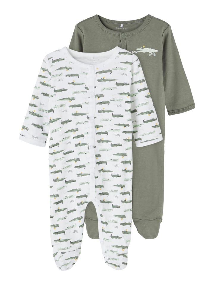 name it Schlafstrampler 2er Pack in agave green günstig kaufen 50