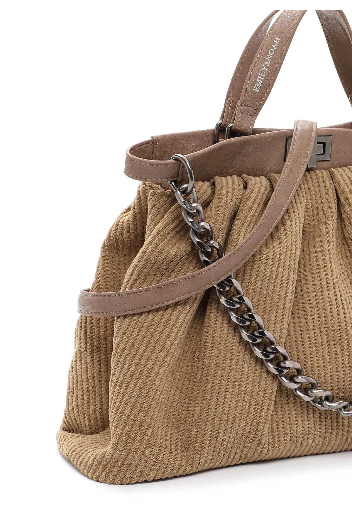 Emily & Noah  Handtasche - Braun - Unifarben