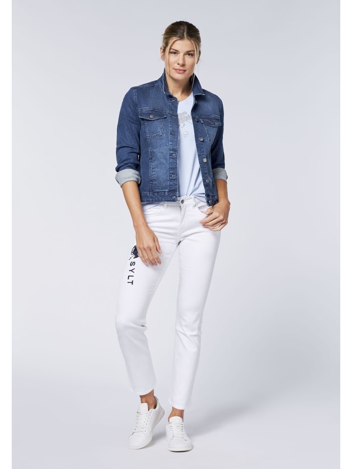 Polo Sylt Jeansjacke in Blau günstig kaufen