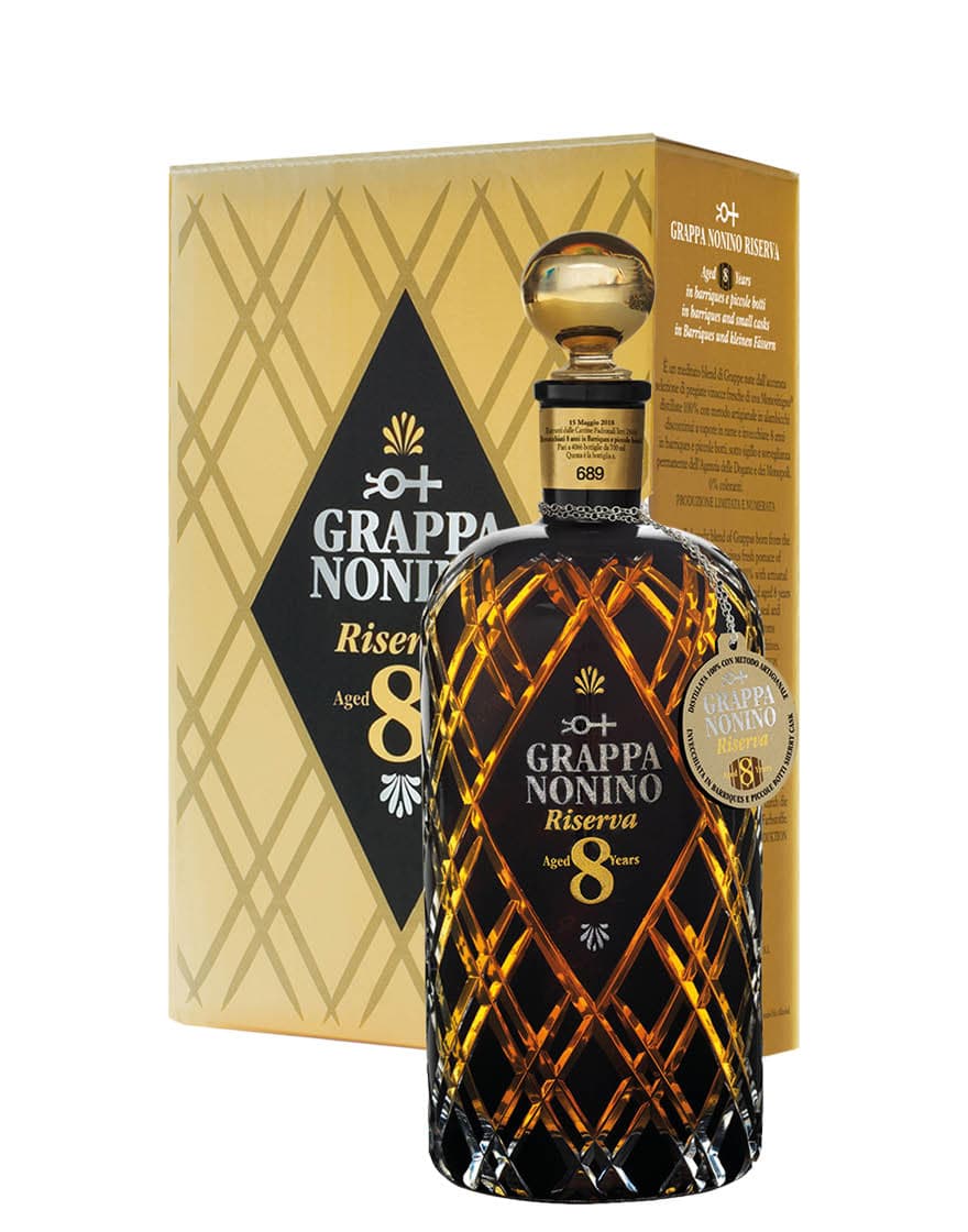 Grappa Riserva 8 Anni Nonino 0,7 ℓ, En Étui