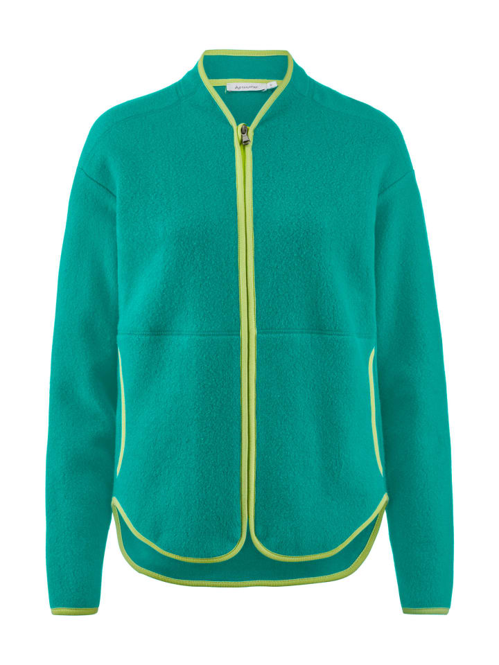 Hessnatur Fleece-Jacke in lagune günstig kaufen