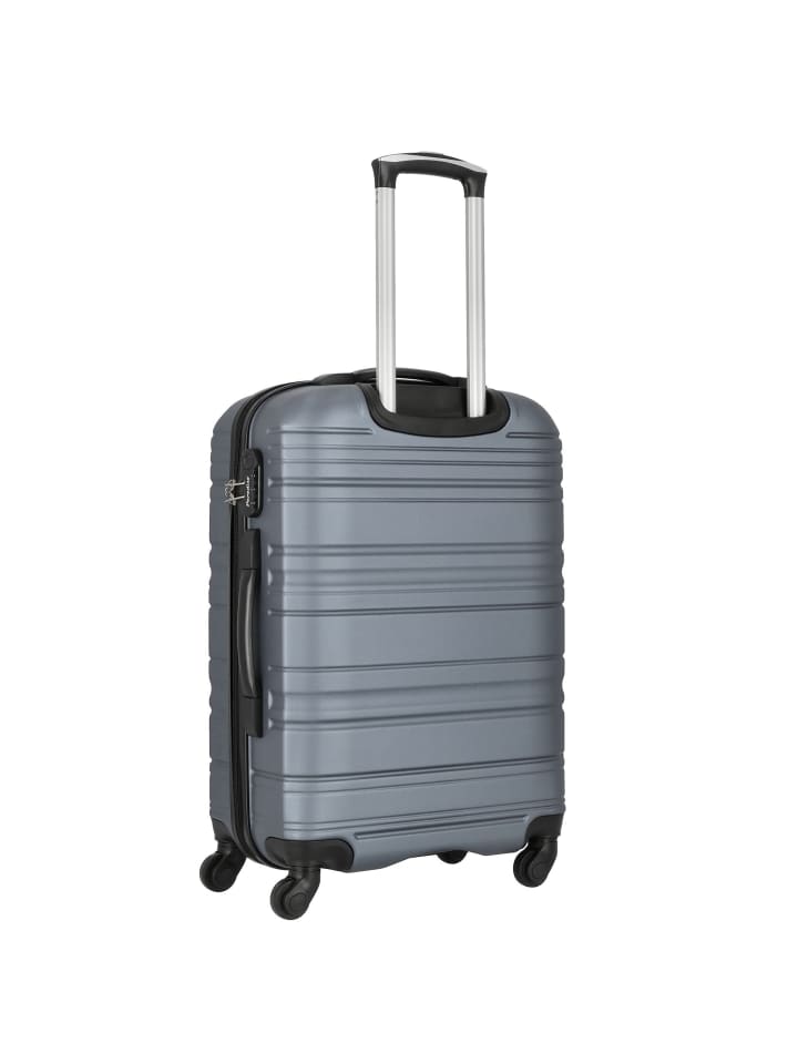 Check.In Paradise 4 Rollen Kofferset 3-teilig in silber günstig kaufen onesize