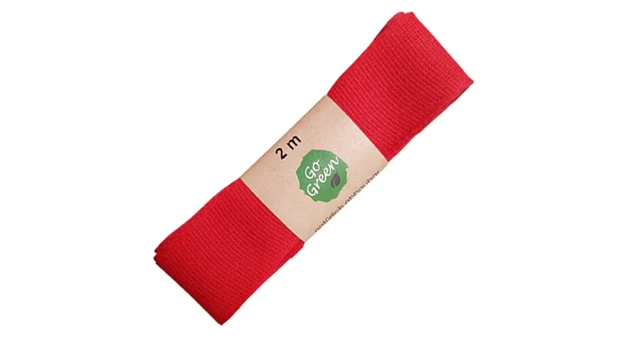 TRUBA GoGreen Baumwollband rot 2 m rot