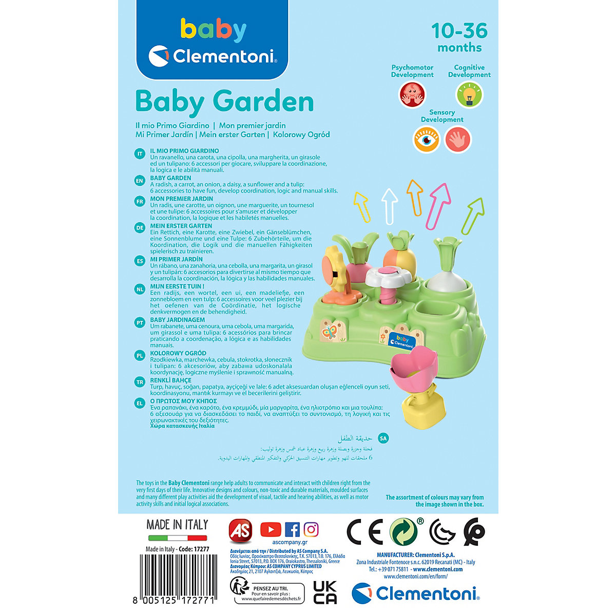 Baby Clementoni Mein erster Garten