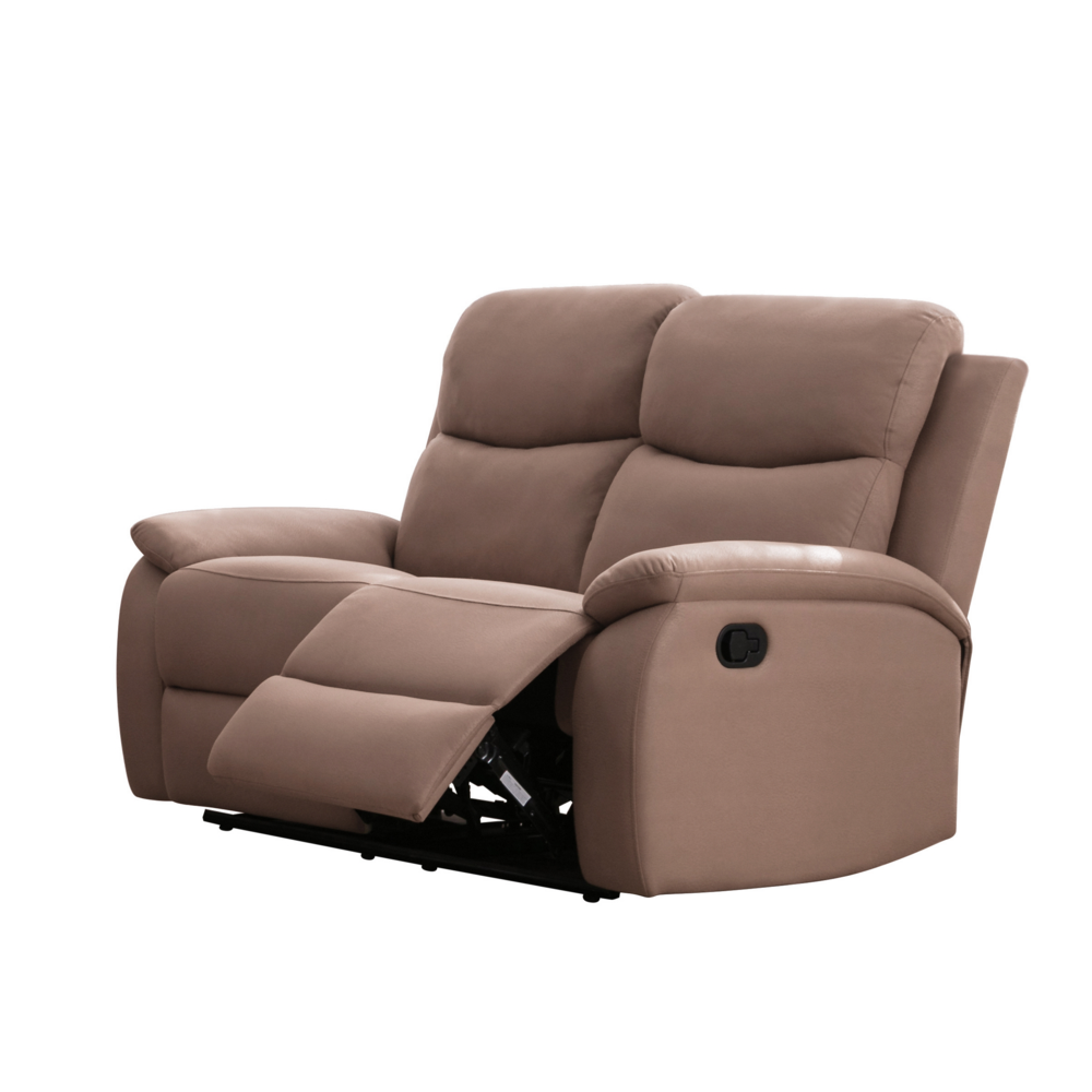 Happy Home Happy Home Polstergarnitur 3tlg. Relaxsofa Set mit 5 Relaxfunktionen braun