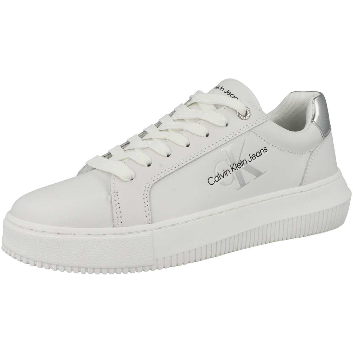 Calvin Klein Chunky Cupsole Laceup Mono Sneaker low weiss