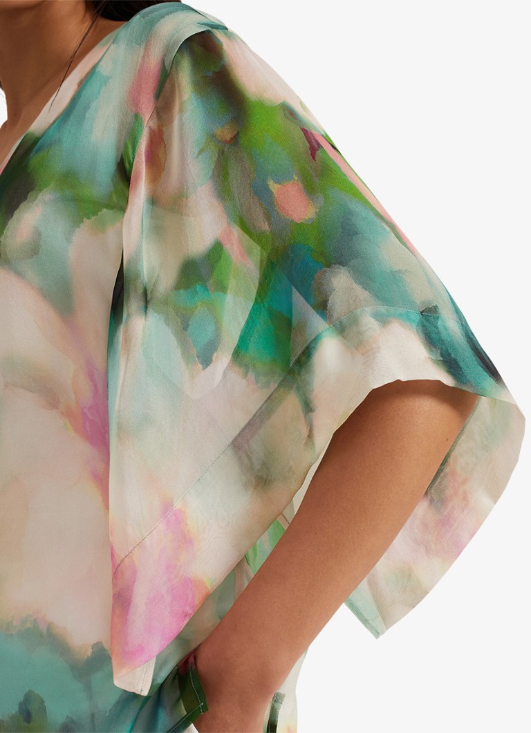 Phase Eight  Ava tuniek van zijde met print