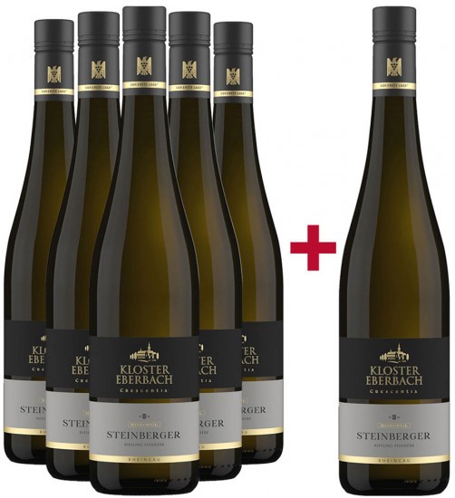 5+1 Paket Steinberger Riesling VDP.Ortswein feinherb - Kloster Eberbach