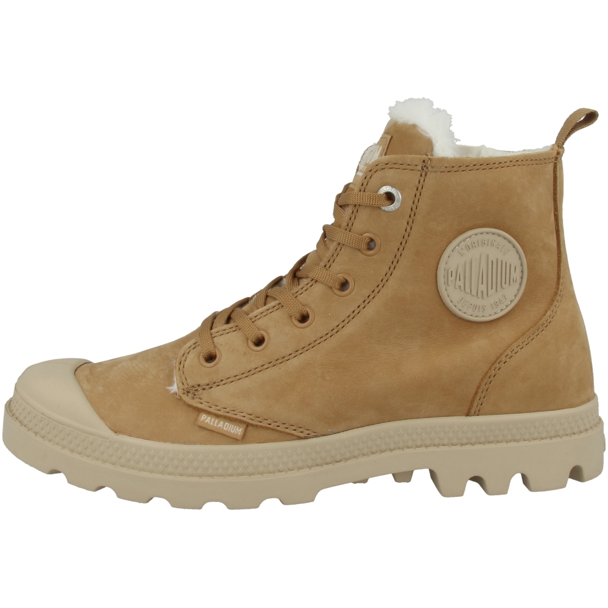 Palladium Pampa Hi Zip Wool Schnürboots braun