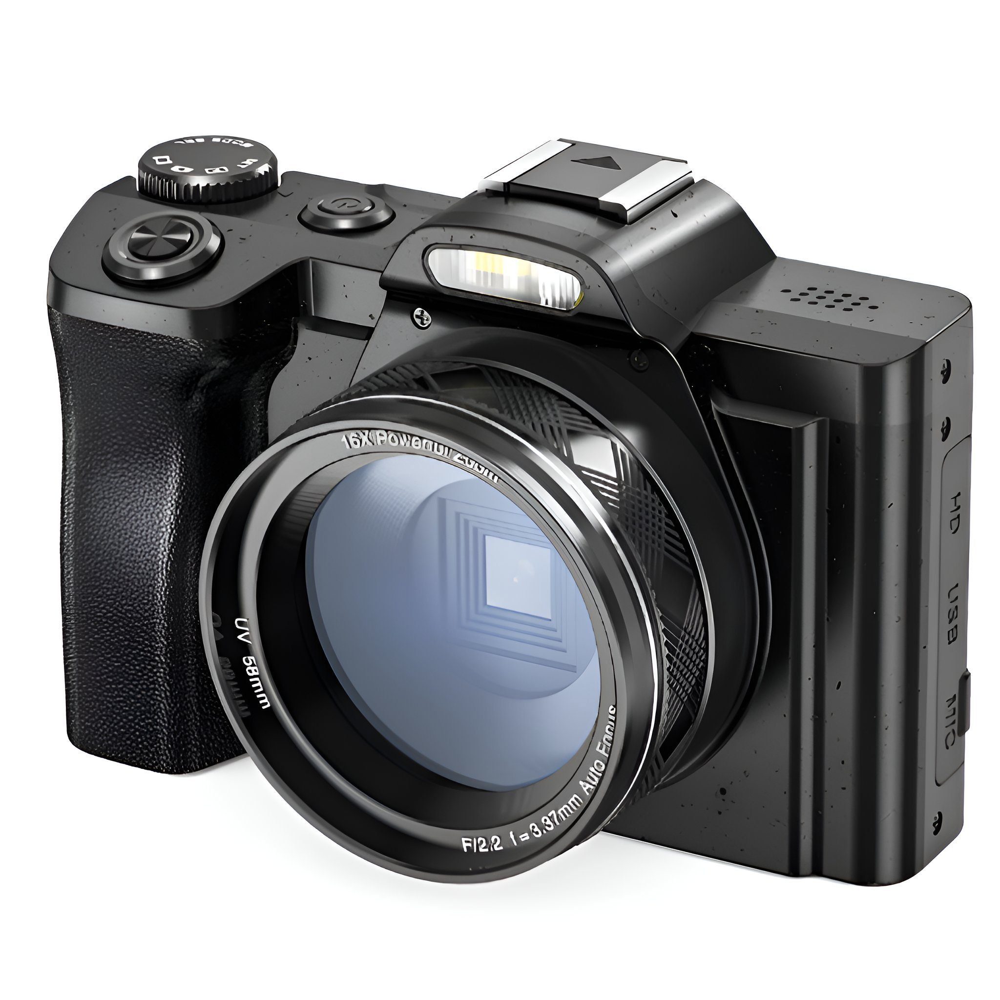 Suzakuin 5K DSLR Kamera mit Elektronischem Bildstabilisator - Perfekt Spiegelreflexkamera