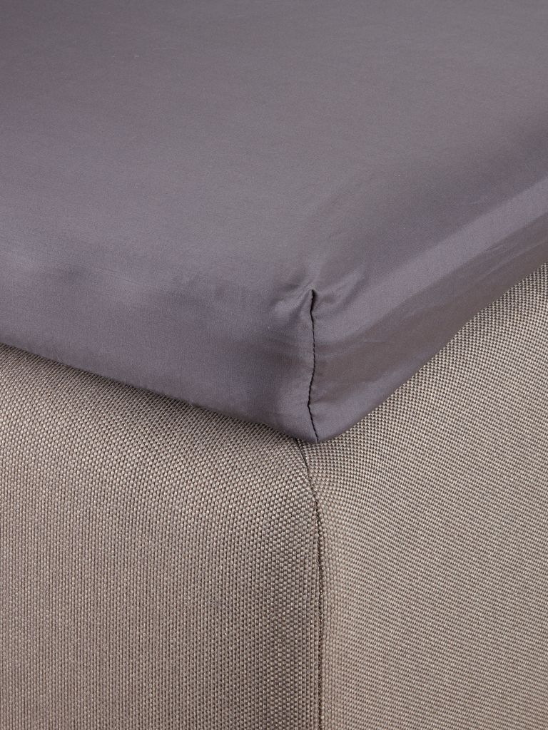 Lençol de colchão EDITH dourado EDITH 90x200x6-10cm cinza-antracite