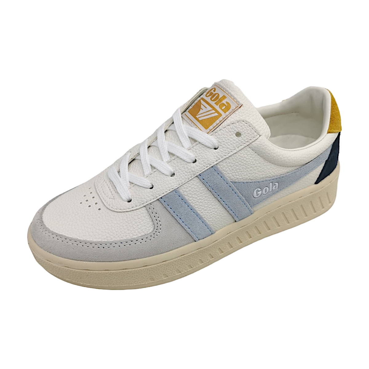 Gola Grand Slam Trident CLA415 Weiß White/Ice Blue/Sun