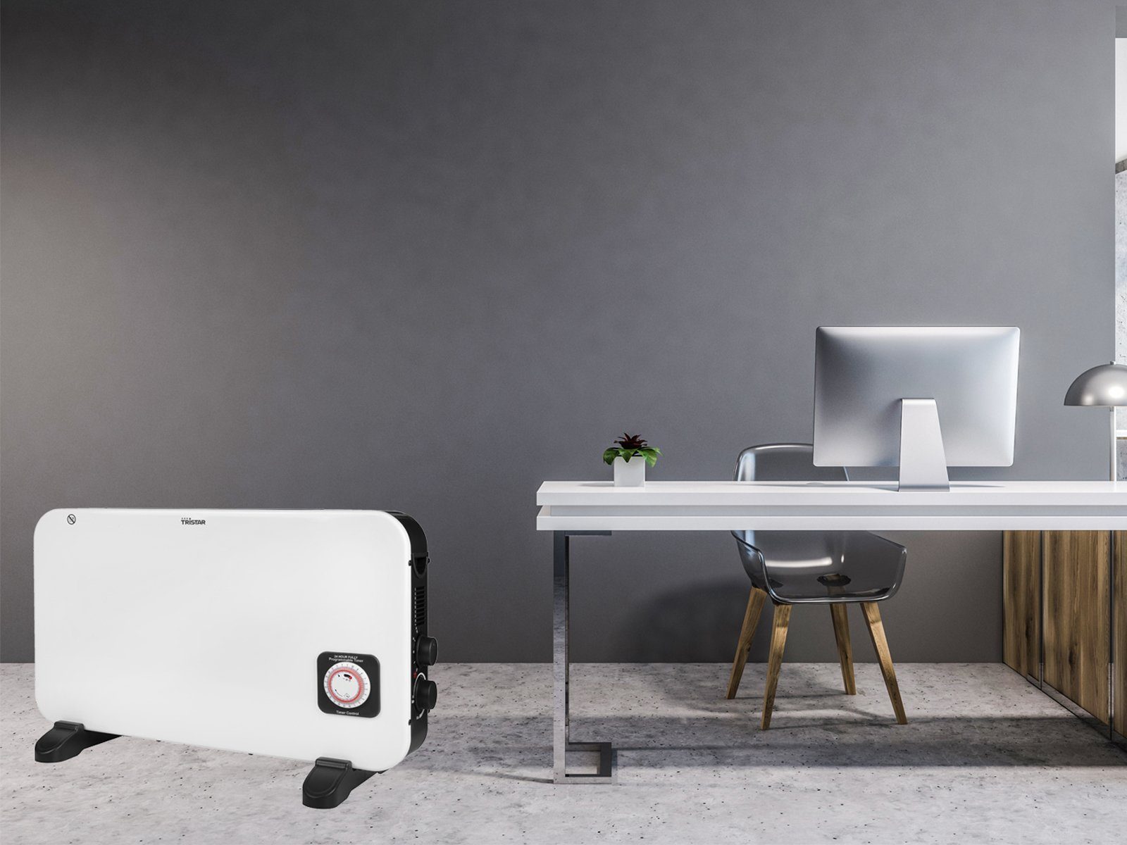 Tristar Konvektor, 2000 W, Zusatz-Heizung Elektroheizer mobiles Heizgerät Heizkonvektor für 25m²