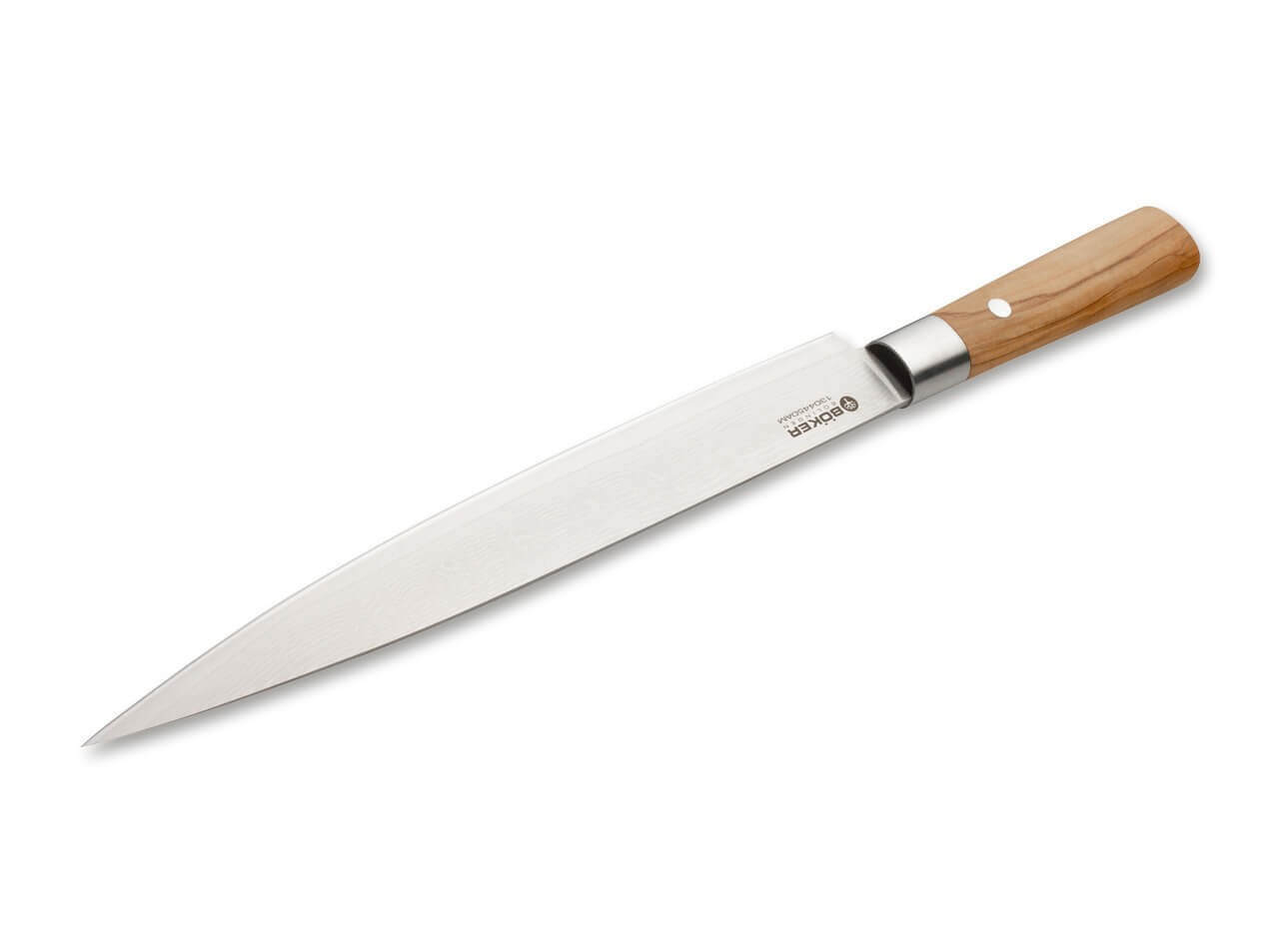 Damast Olive Schinkenmesser
