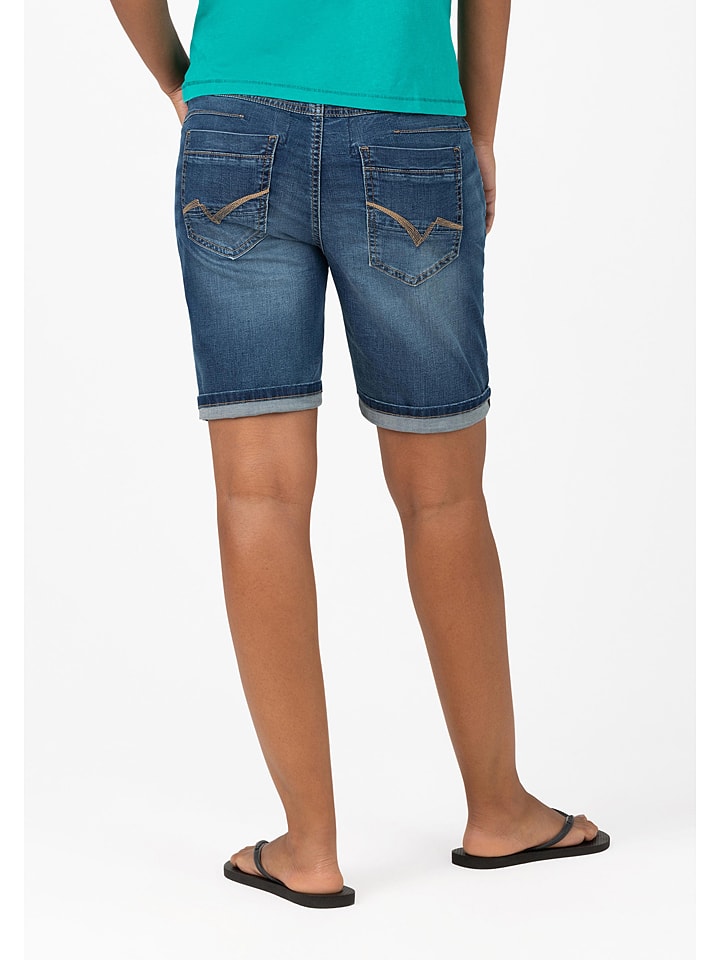 Timezone Jeans-Shorts in Blau günstig kaufen