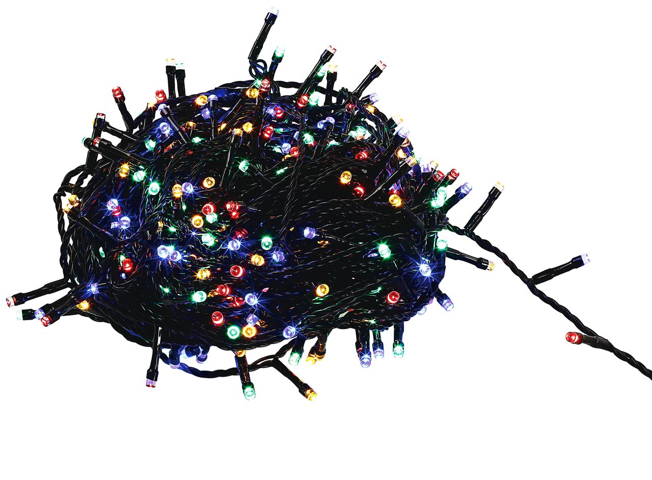 HC Home & Living LED Lichterkette 600 bunt