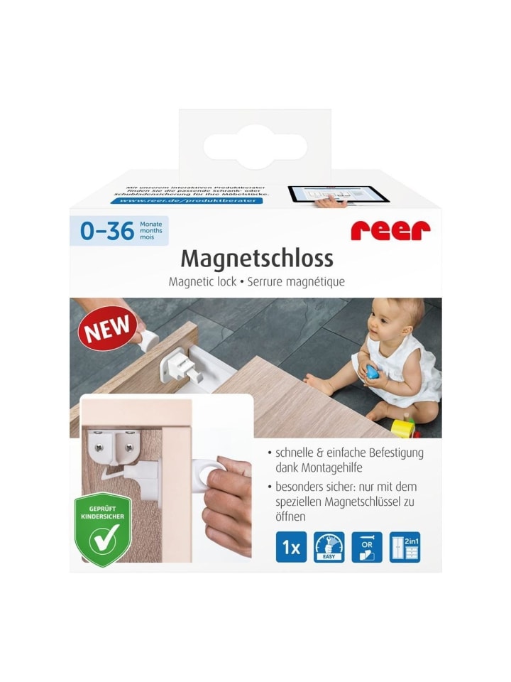Reer [1er Pack] Magnetschloss in Weiß ab 0 Monate günstig kaufen onesize
