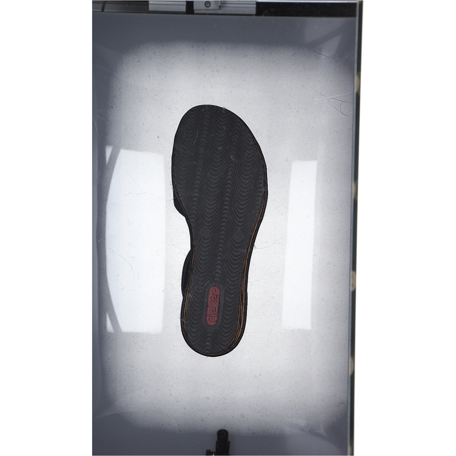 Rieker 68194, Keilsandaletten, Damen, schwarz