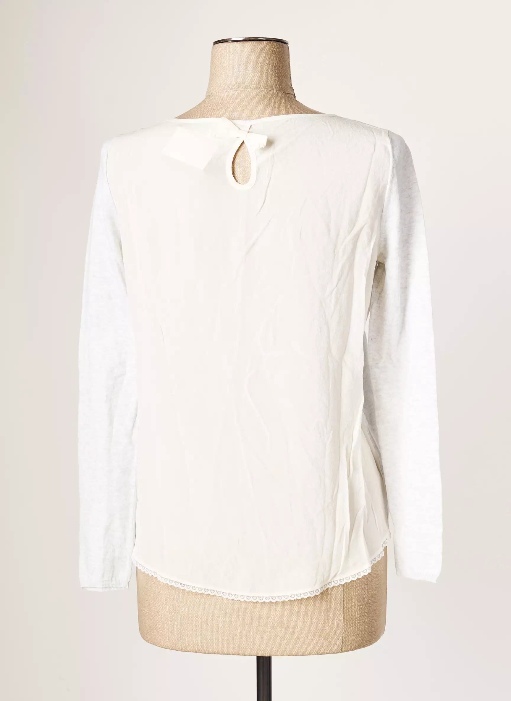 Des Petits Hauts Pulls Femme couleur gris