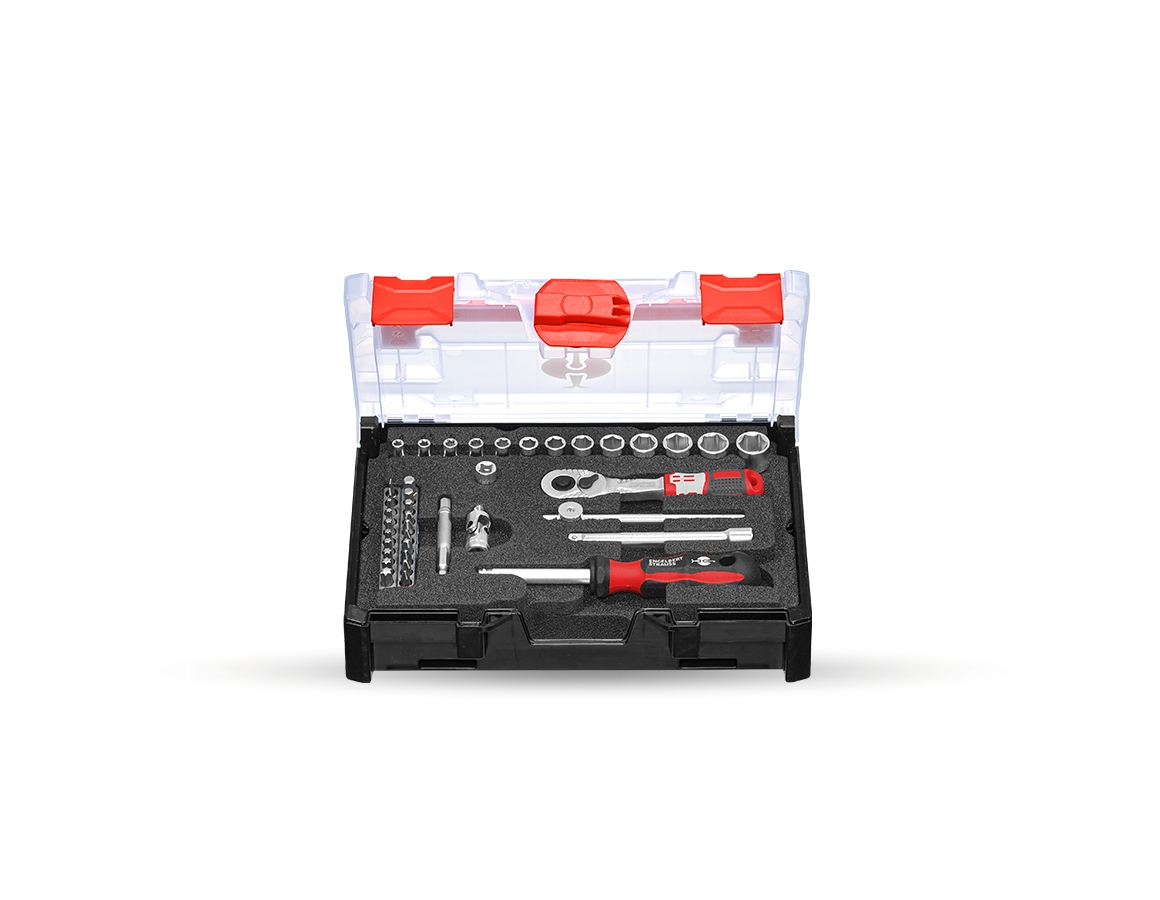 Steckschlüssel-Satz pro 1/4 in STRAUSSbox mini