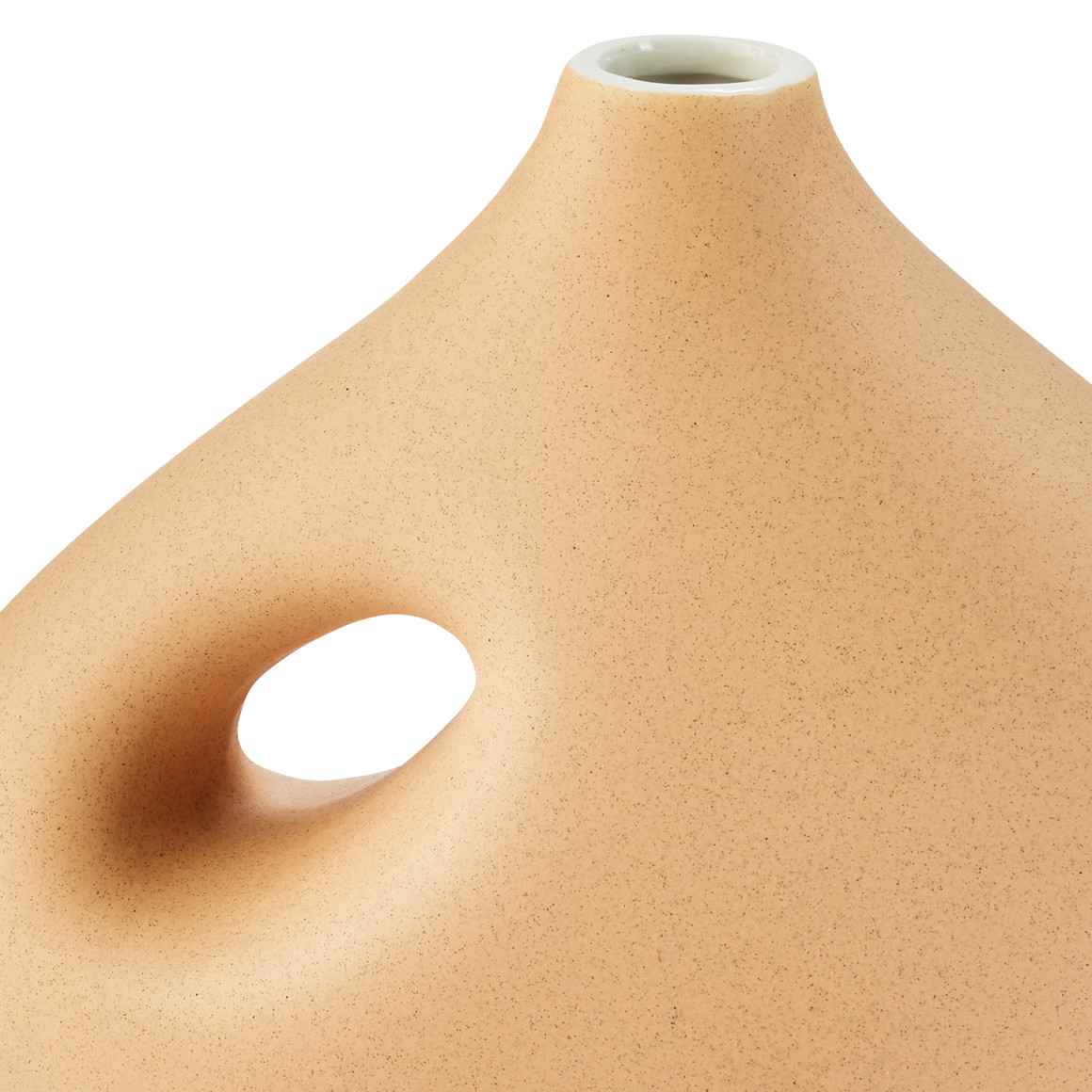Design-Vase in abstrakter Form