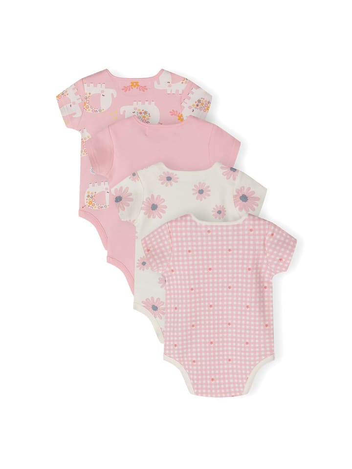 Minoti 4er. Set: Kurzarmbody 24babypack6 in hellpink günstig kaufen