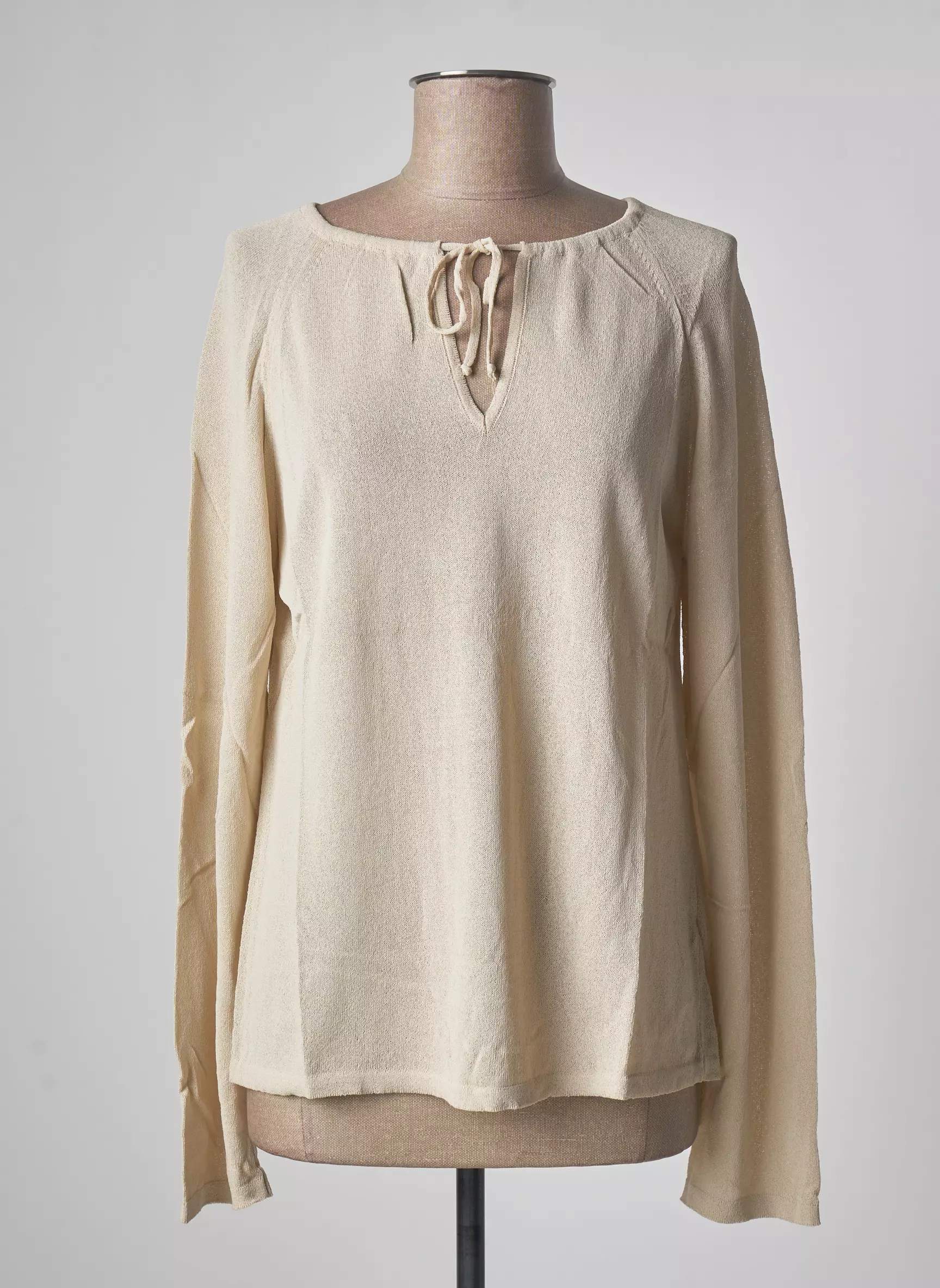 Stefan Green Pulls Femme couleur beige