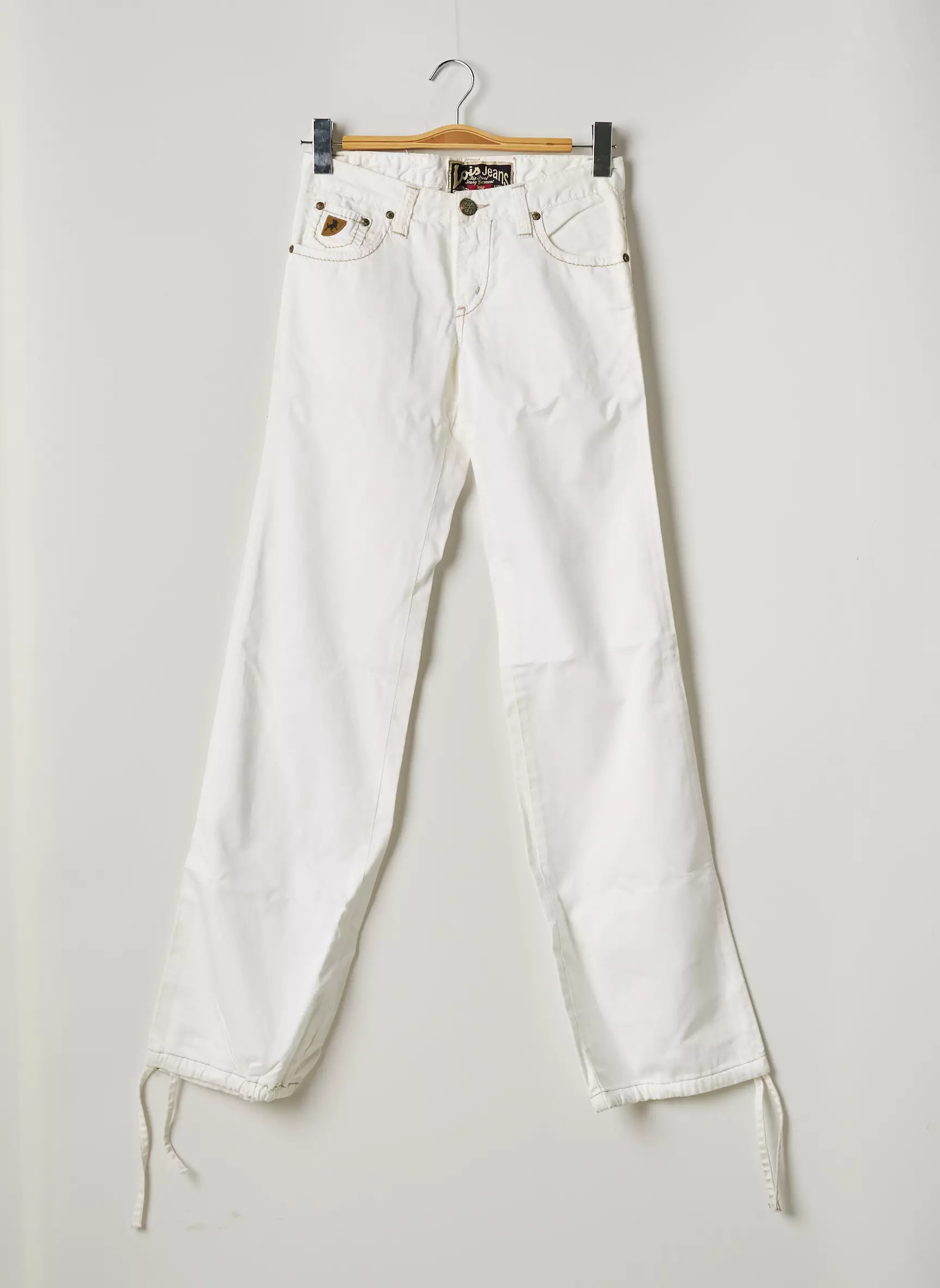 Lois Pantalons Larges Femme couleur blanc