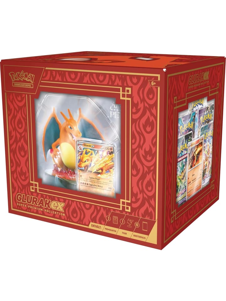 Pokémon Pokémon Glurak-ex Super Premium Kollektion in Mehrfarbig ab 6 Jahre günstig kaufen onesize