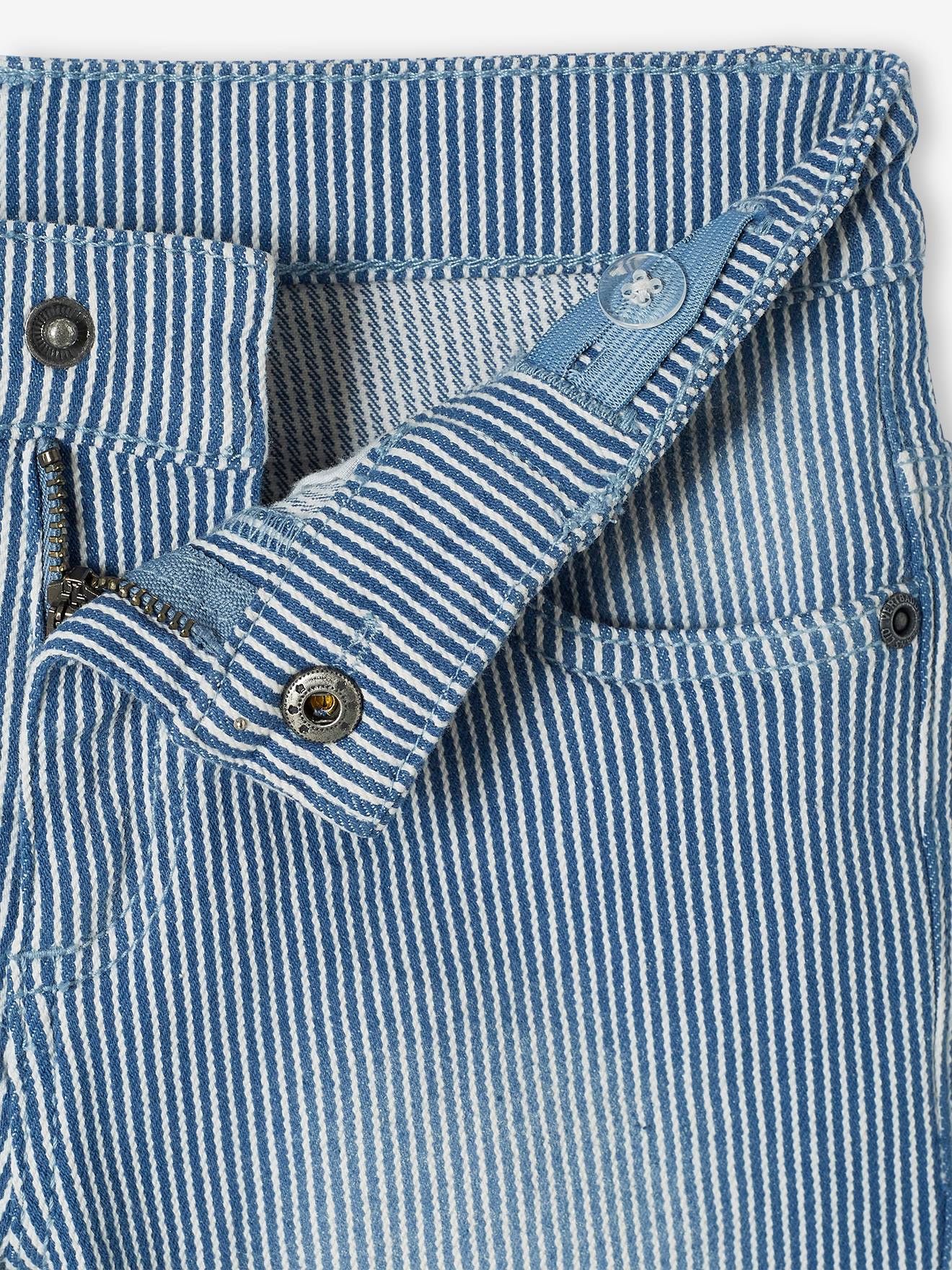 Bermuda couleur garçon en toile bronze