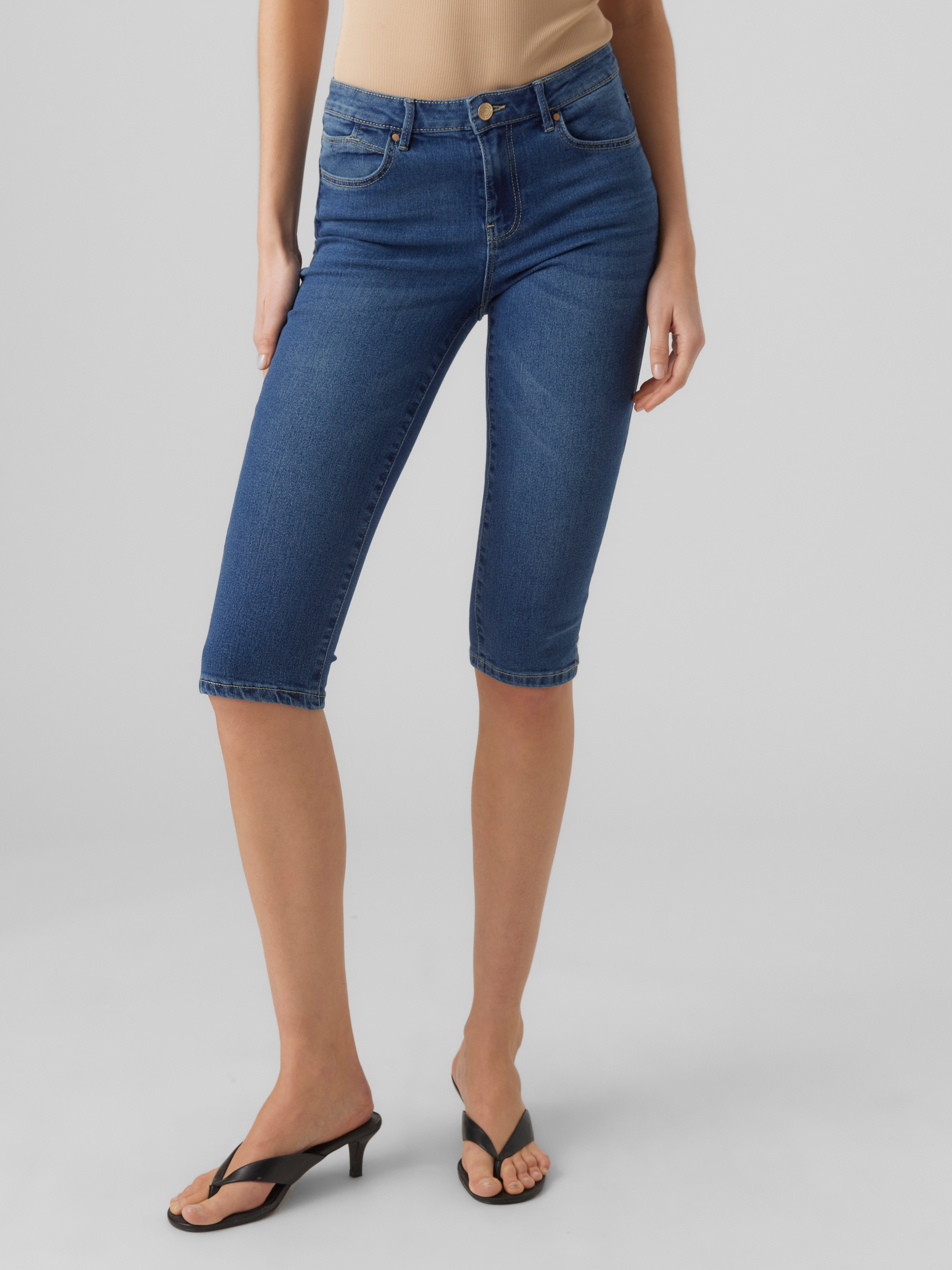 VMJUNE Mid Rise Slim Fit Jeans